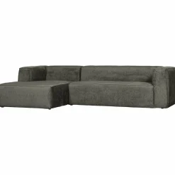 Hot WOOOD Bean hoekbank links structure velvet Waterplant