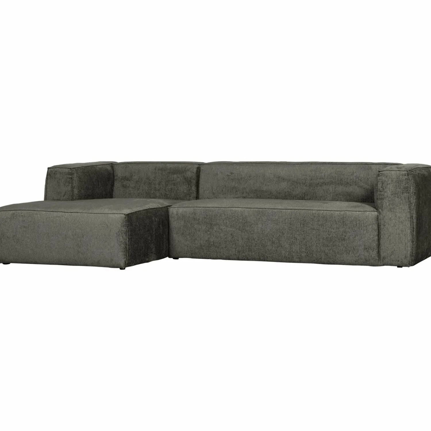 Hot WOOOD Bean hoekbank links structure velvet Waterplant