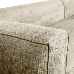 WOOOD Bean hoekbank rechts structure velvet Buttermilk