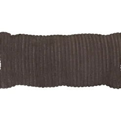 Outlet WOOOD Bean kussen ribstof Mud