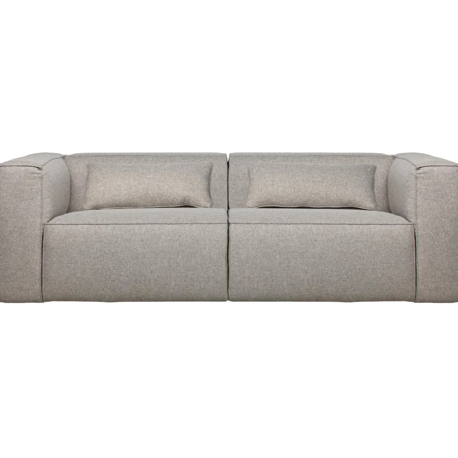 Outlet WOOOD Bean 3,5-zits bank incl. kussens melange Lichtgrijs