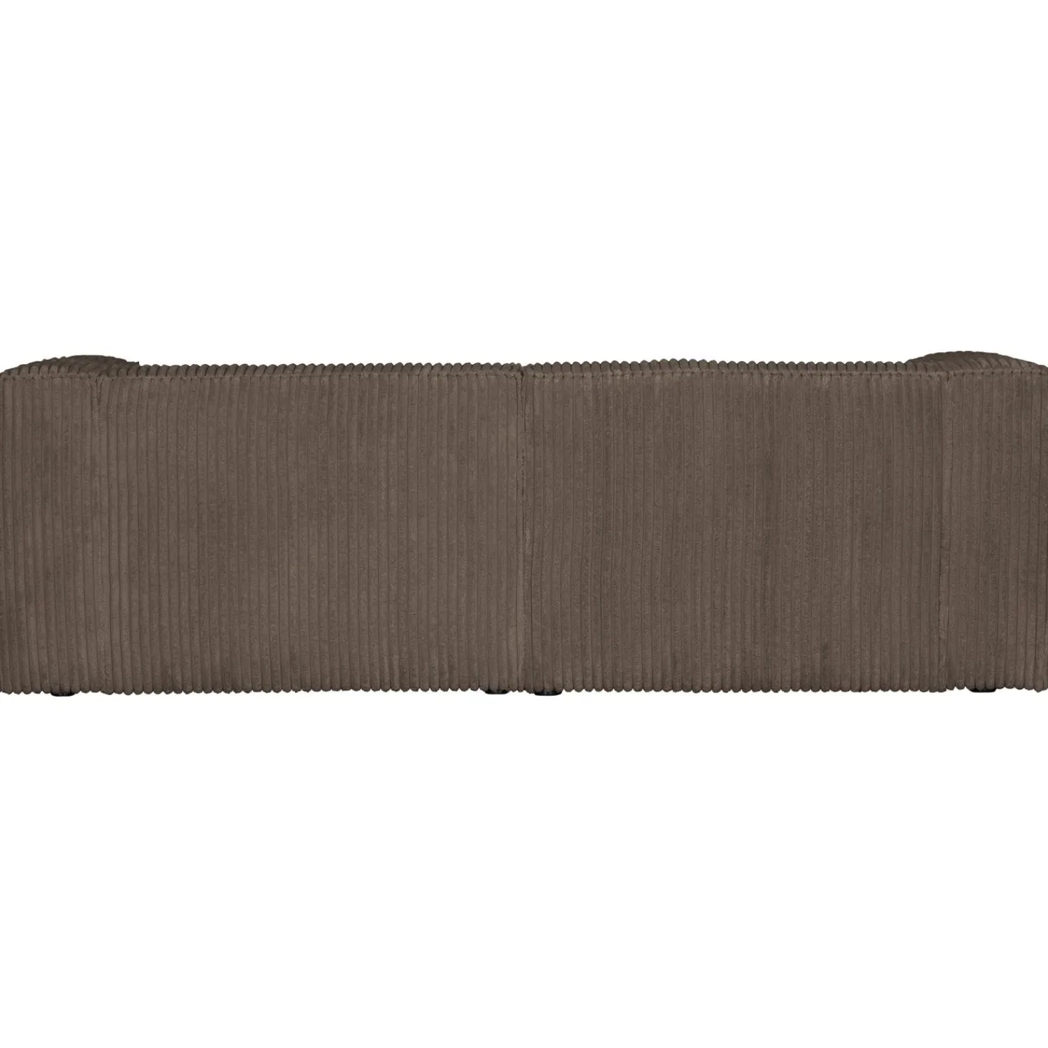 Clearance WOOOD Bean 3,5-zits bank ribstof Mud