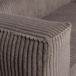 Clearance WOOOD Bean 3,5-zits bank ribstof Mud