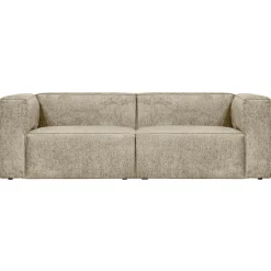 WOOOD Bean 3,5-zits bank structure velvet Buttermilk