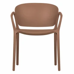 Hot WOOOD Bent tuinstoel kunststof Zalmroze