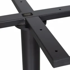 Sale WOOOD Bistro ronde buisvoet metaal matzwart 72xø54 cm