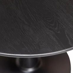 Online WOOOD Bistro trompetvoet metaal matzwart 72xø60 cm