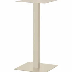 Outlet WOOOD Bistro vierkante bartafel poot metaal dakargrau 105 x 50 x 50 cm