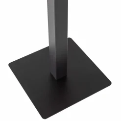 Discount WOOOD Bistro vierkante bartafel poot metaal zwart 105 x 50 x 50 cm