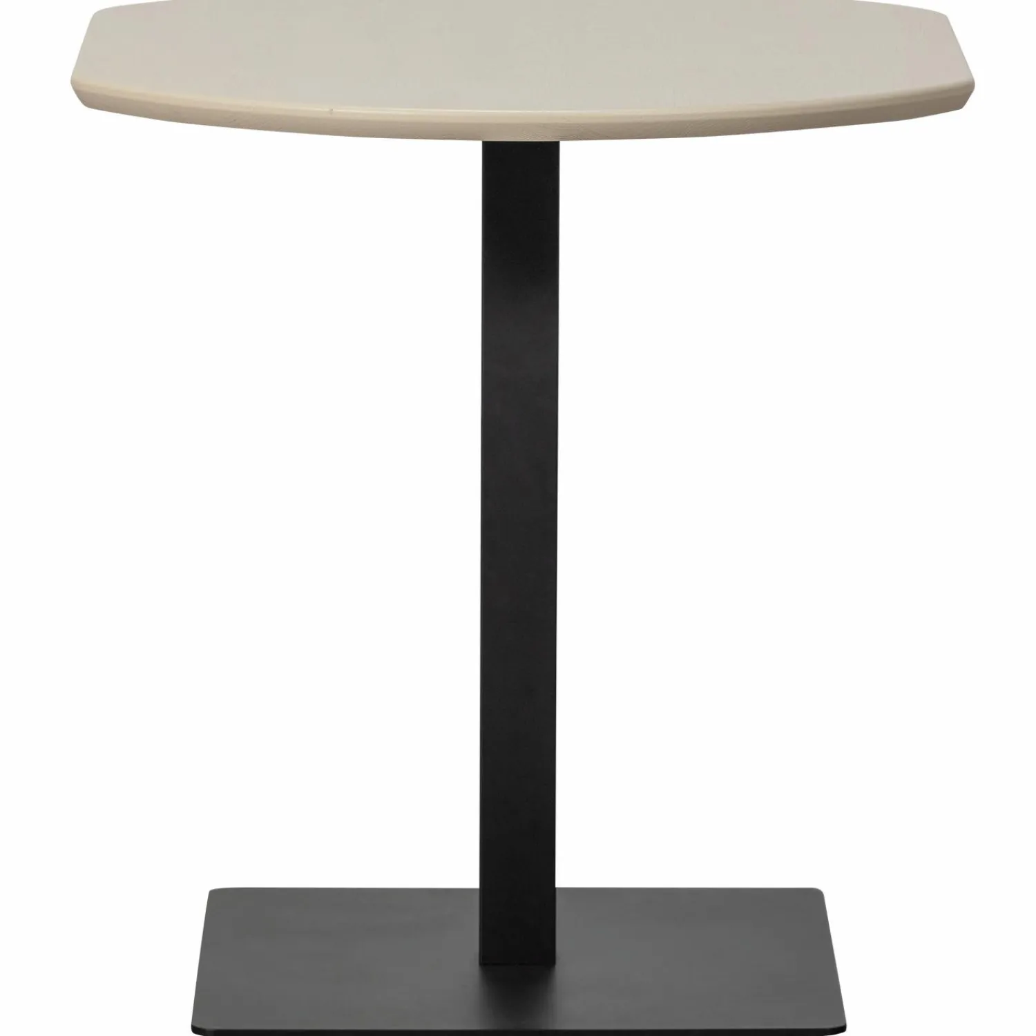 WOOOD Bistro vierkante buisvoet metaal matzwart 72x50x50 cm