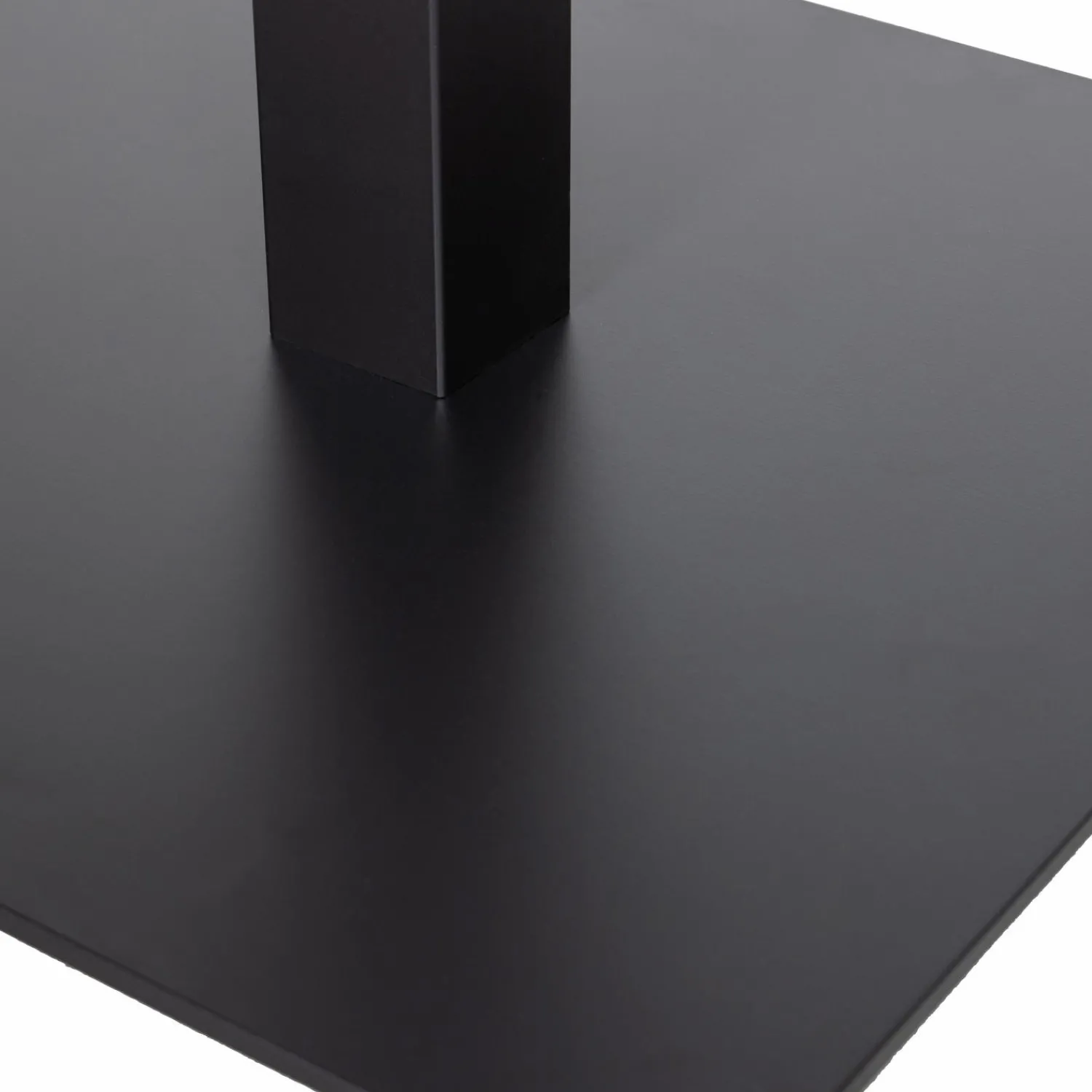 WOOOD Bistro vierkante buisvoet metaal matzwart 72x50x50 cm