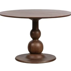 Online WOOOD Blanco eettafel ø120 cm mango Walnoot