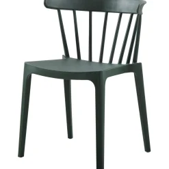 Sale WOOOD Bliss tuinstoel met spijlen kunststof groen Army