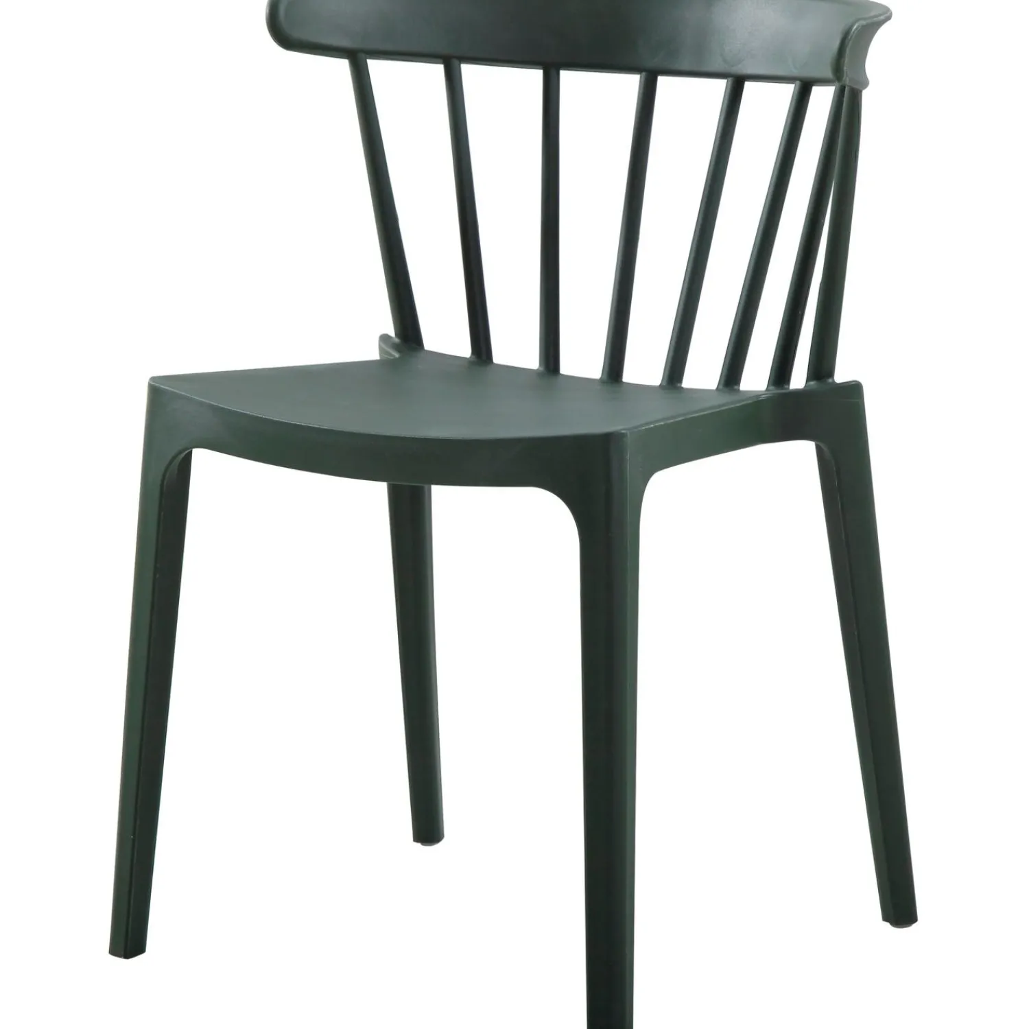 Sale WOOOD Bliss tuinstoel met spijlen kunststof groen Army