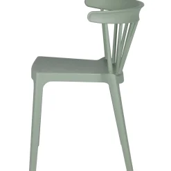 Online WOOOD Bliss tuinstoel met spijlen kunststof Jadegroen