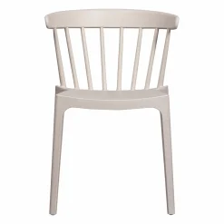 Best WOOOD Bliss tuinstoel met spijlen Off white melange
