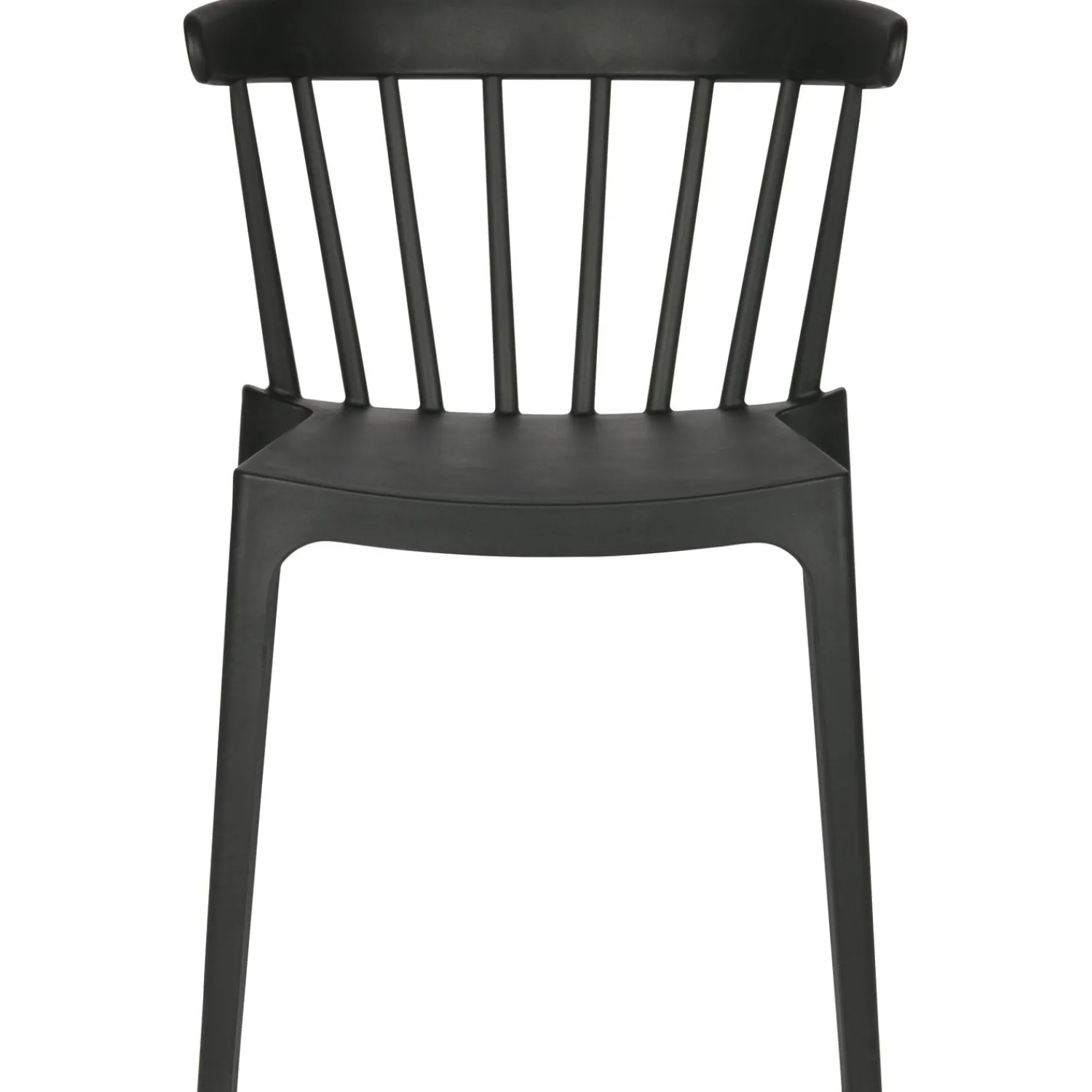 WOOOD Bliss tuinstoel met spijlen kunststof Zwart