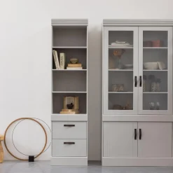 WOOOD Bold boekenkast grenen sneeuwwit