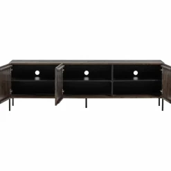 Hot WOOOD Bono Gravure tv meubel essen Bruin