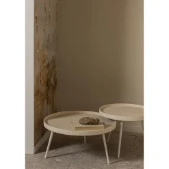 Hot WOOOD Bounds bijzettafel XL hout/metaal 40xø76 cm Naturel