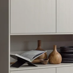 Discount WOOOD Brook boekenstandaard liggend metaal zwart