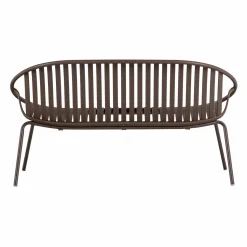 New WOOOD Bruce tuin 2-zits bankje pp/metaal Paars/bruin