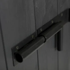 Sale WOOOD Bruut 2-deurs kast grenen geborsteld diepzwart