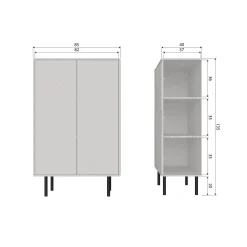 Sale WOOOD Cadiz opbergkast grenen Mist