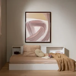 New WOOOD Carter bed grenen 90x200 cm Wit