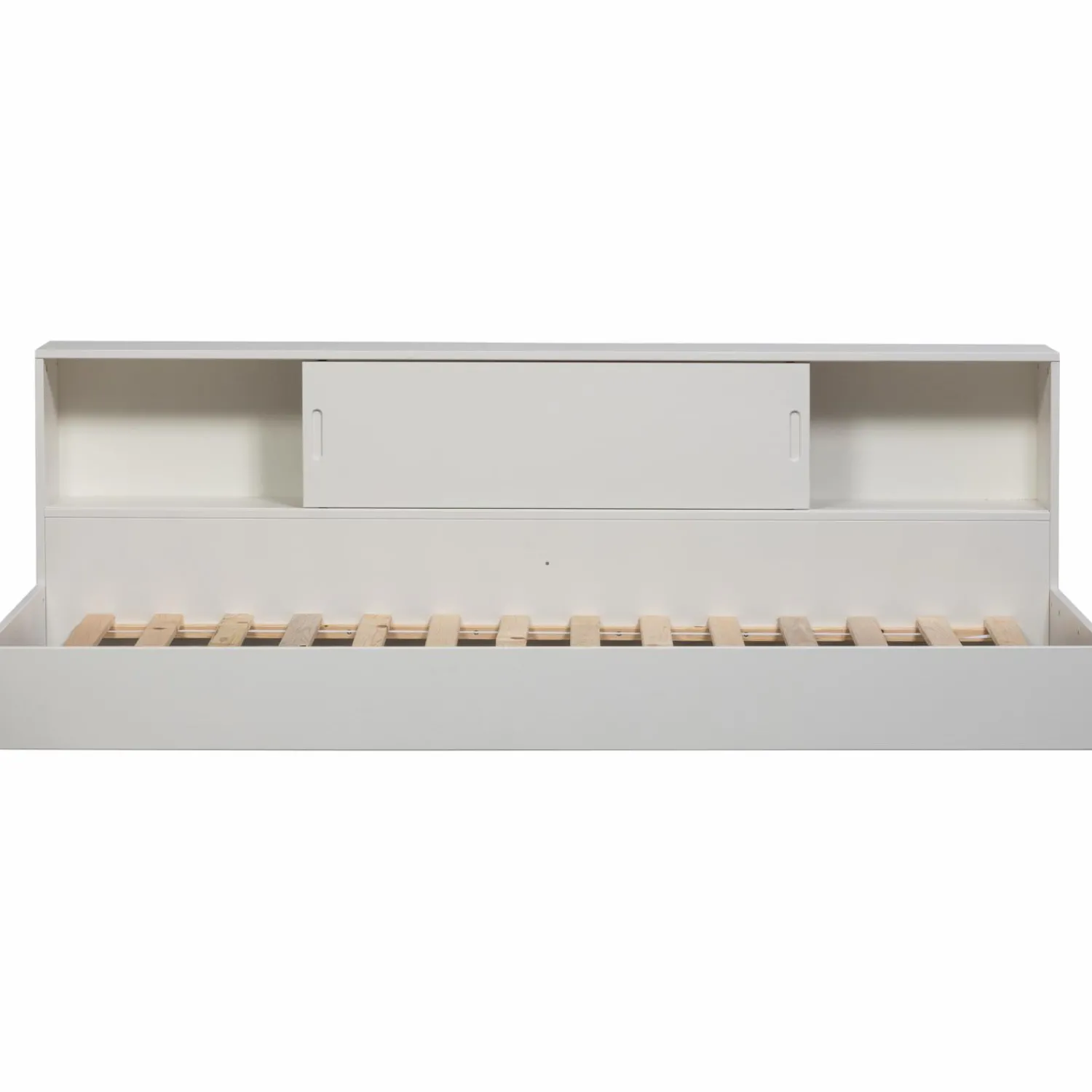 New WOOOD Carter bed grenen 90x200 cm Wit