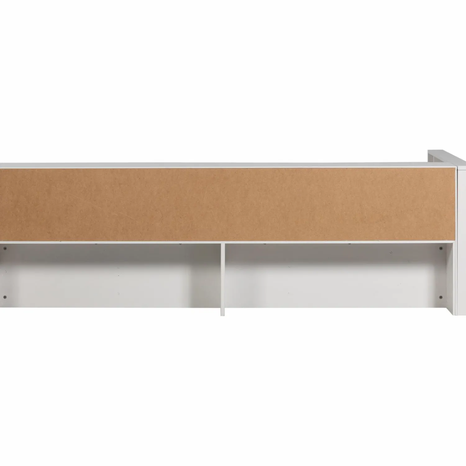 Online WOOOD Carter hoekbed links/rechts grenen Wit