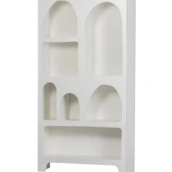 Online WOOOD Caz vakkenkast breed wit