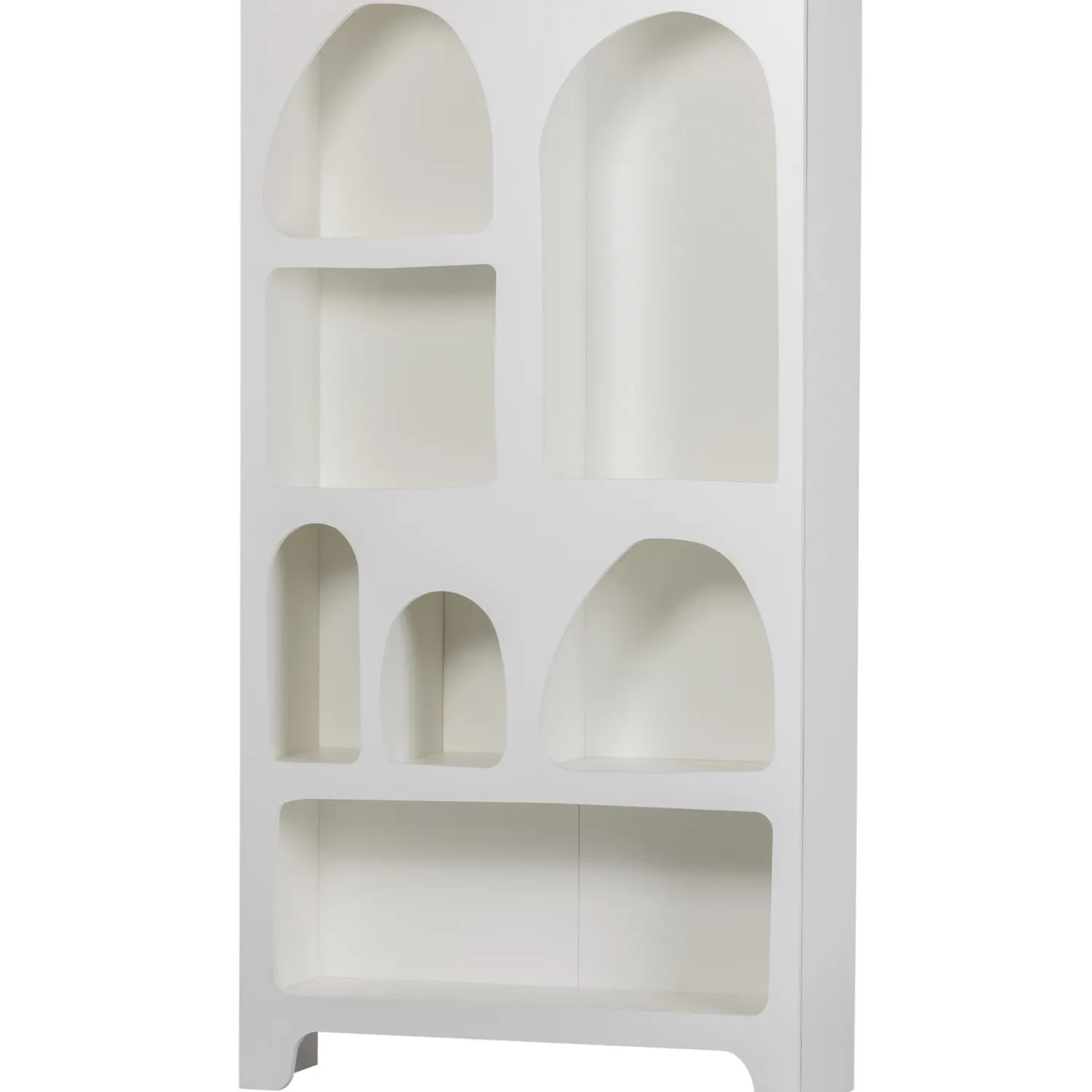 Online WOOOD Caz vakkenkast breed wit