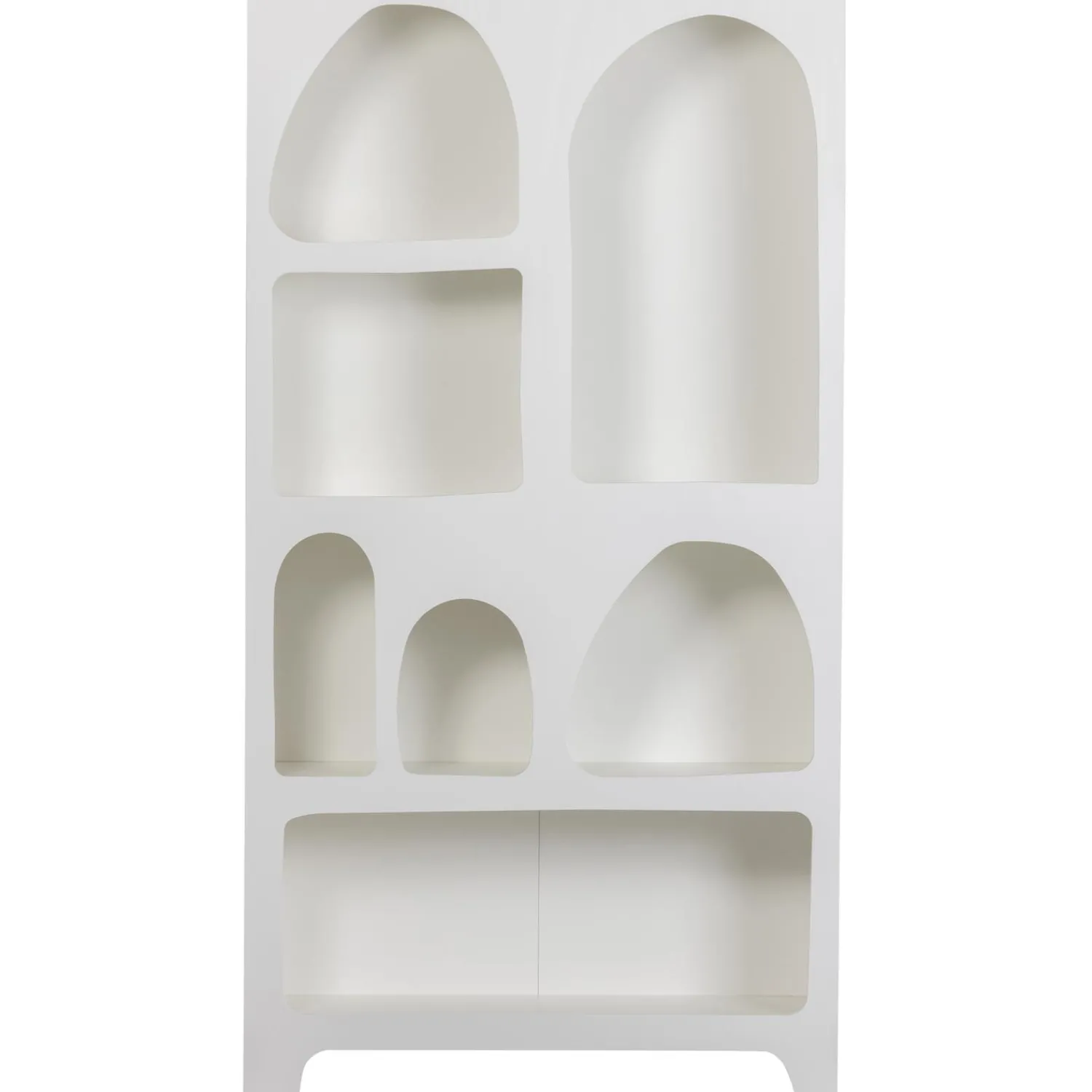 Online WOOOD Caz vakkenkast breed wit