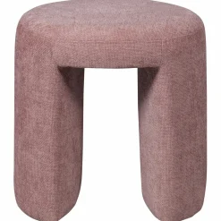 Outlet WOOOD Charlie gestoffeerde kruk Blush