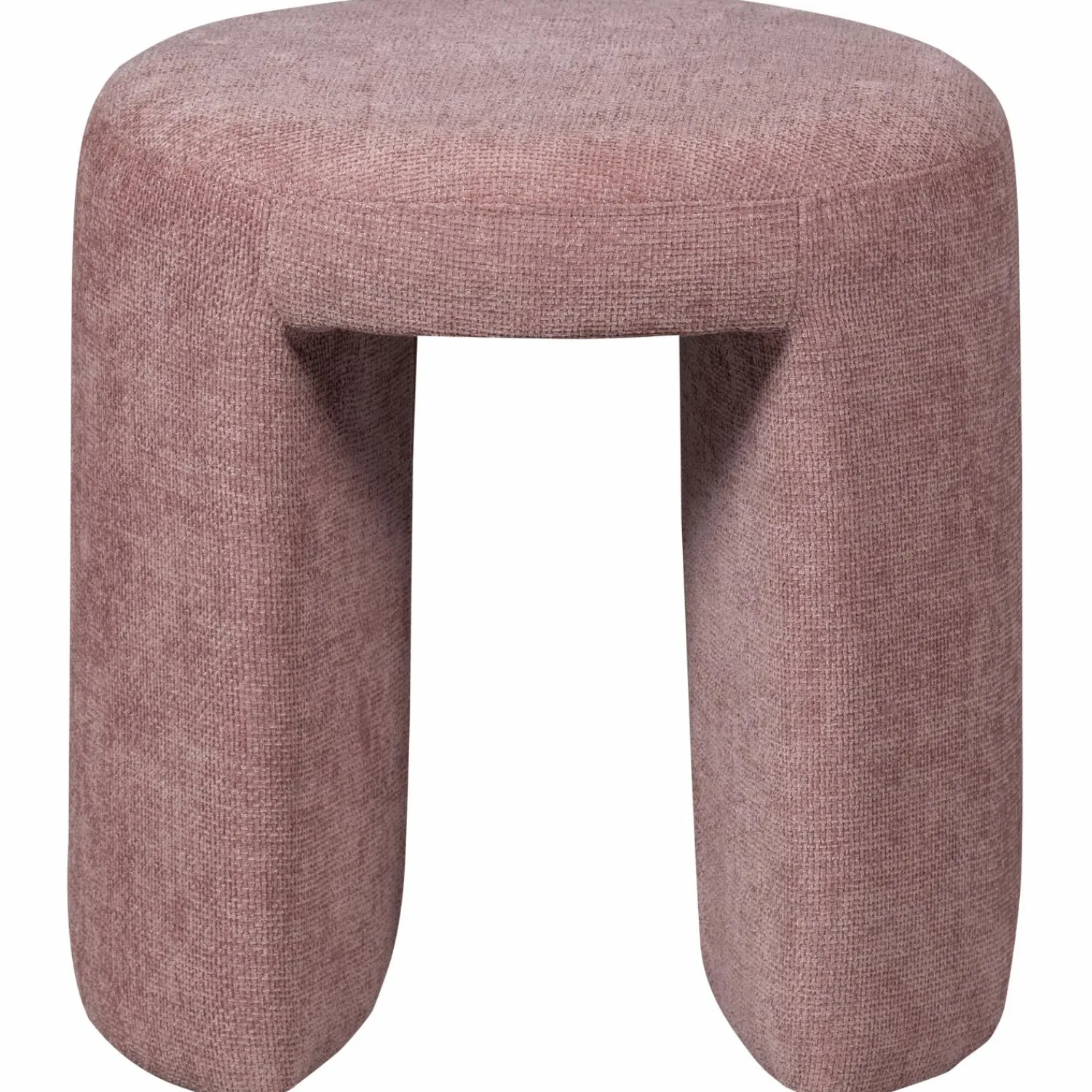 Outlet WOOOD Charlie gestoffeerde kruk Blush