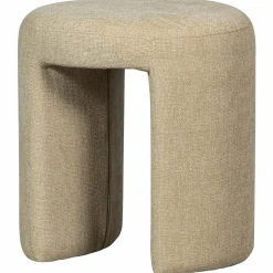 Outlet WOOOD Charlie gestoffeerde kruk Naturel