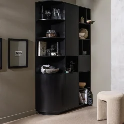 Outlet WOOOD Charlie gestoffeerde kruk Naturel