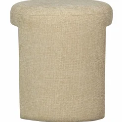 Outlet WOOOD Charlie gestoffeerde kruk Naturel