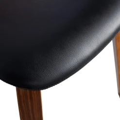 Sale WOOOD Classic eetkamerstoel zwart/walnoot