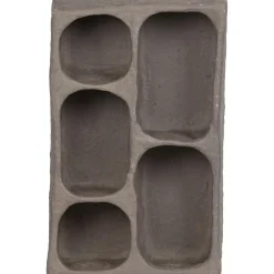 Sale WOOOD Clay wandkastje papier mache grijs