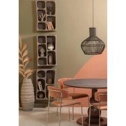 Sale WOOOD Clay wandkastje papier mache grijs