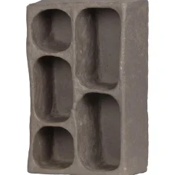 Sale WOOOD Clay wandkastje papier mache grijs