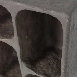 Sale WOOOD Clay wandkastje papier mache grijs