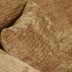 WOOOD Cloud chaise longue bank rechts chenille Honinggeel