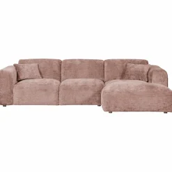 Sale WOOOD Cloud chaise longue bank rechts chenille /roze Taupe