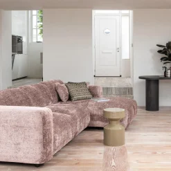 Sale WOOOD Cloud chaise longue bank rechts chenille /roze Taupe
