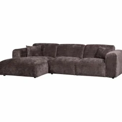 Discount WOOOD Cloud chaise longue bank links chenille Warm bruin