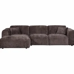 Discount WOOOD Cloud chaise longue bank links chenille Warm bruin