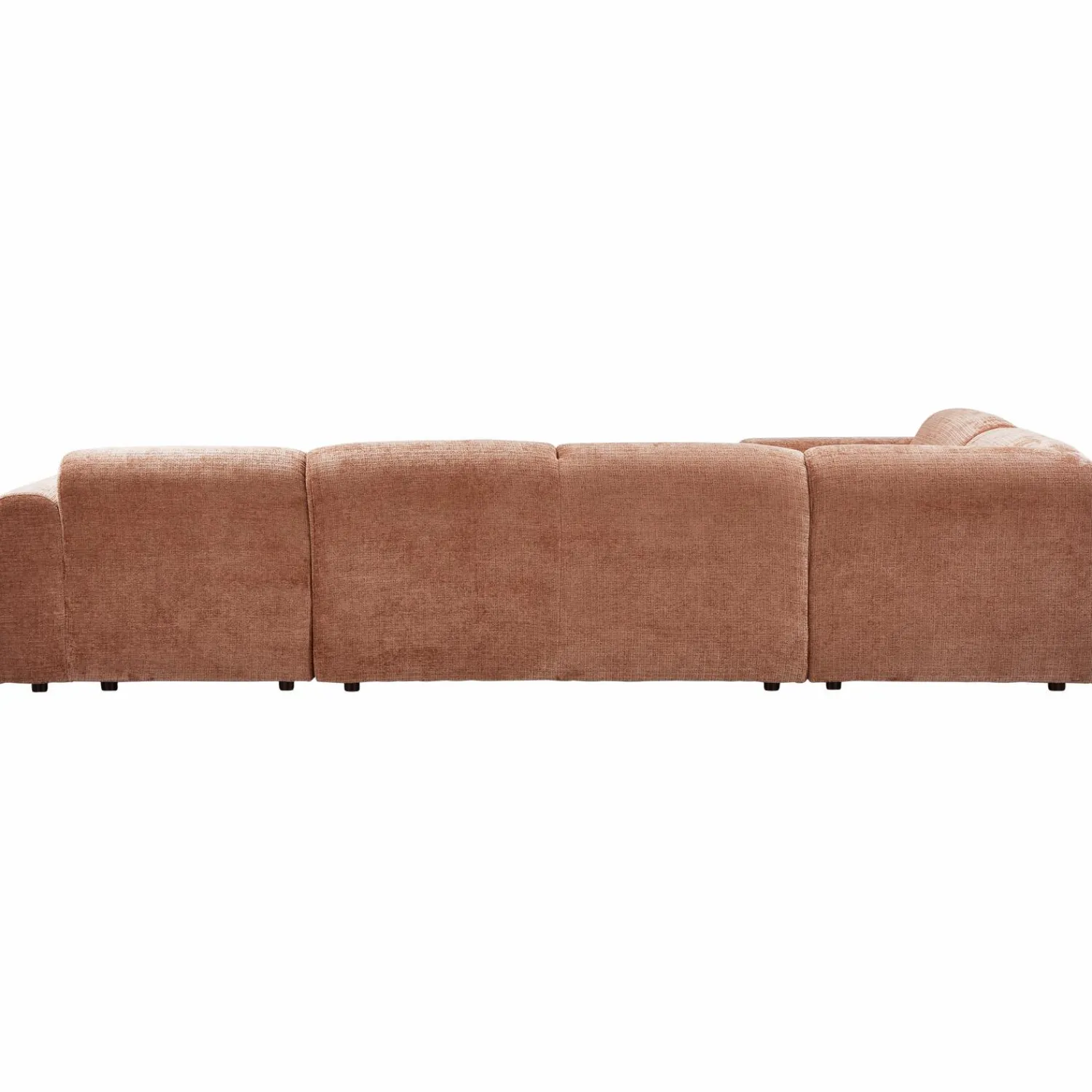 Clearance WOOOD Cloud hoekbank links geweven chenille Terra